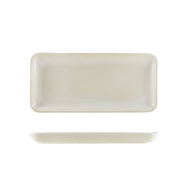 Assiette rectangulaire étroite Antigo Grès Barley – 27 x 12,5 cm (6 pcs)
