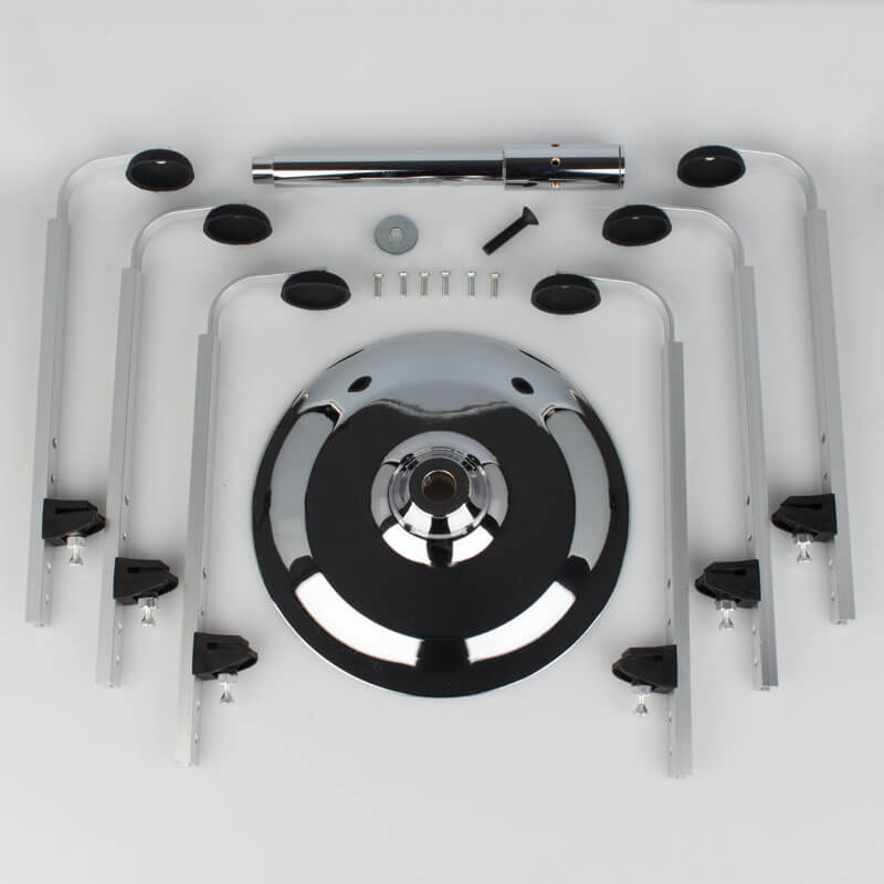 Porte-bouteille rotatif pour 6 bouteilles (0,7l-1,0l) Porte-bouteille rotatif pour 6 bouteilles (0,7l-1,0l)