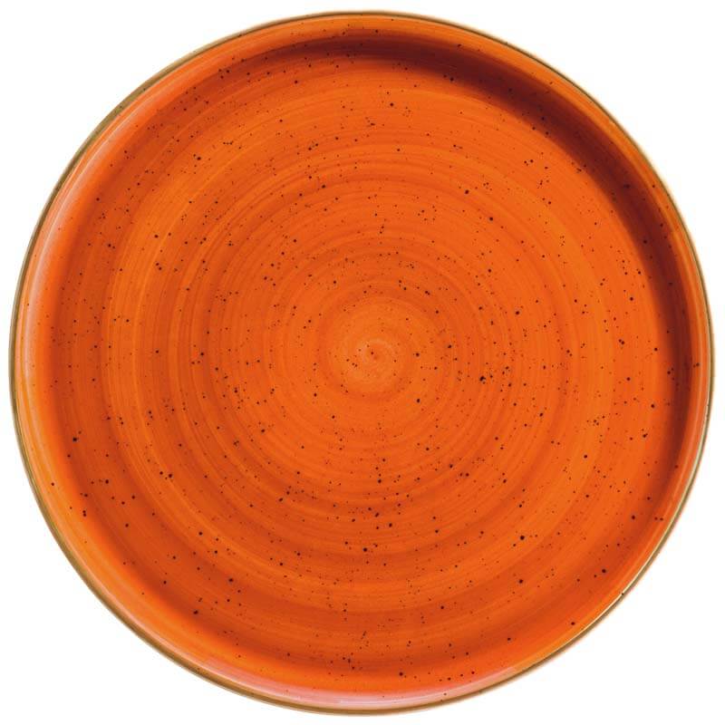 Bonna Aura Terracotta Assiette à pizza Gourmet 32cm orange - 6 pièces
