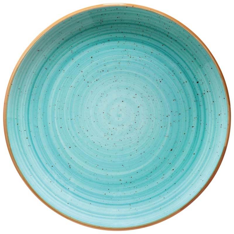 Bonna Aura Aqua Assiette Gourmet plate 30cm turquoise - 6 pièces Bonna Aura Aqua Assiette Gourmet plate 30cm turquoise - 6 pièces