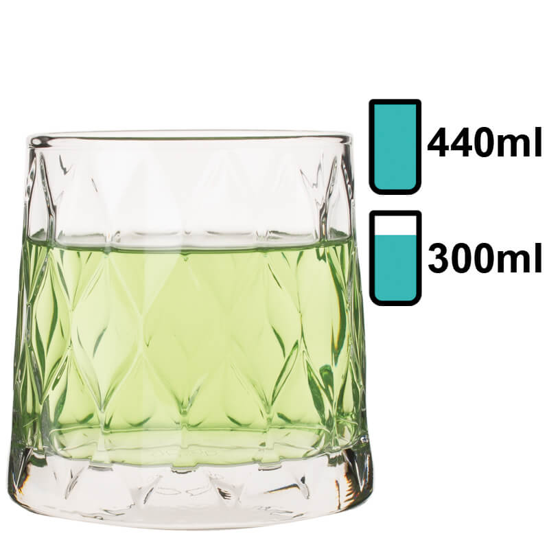 Verre à whisky Leafy, Pasabahce - 440ml (1 pc) Verre à whisky Leafy, Pasabahce - 440ml (1 pc)