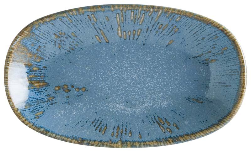 Bonna Snell Sky Gourmet plat ovale 24x14cm bleu - 12 pièces Bonna Snell Sky Gourmet plat ovale 24x14cm bleu - 12 pièces