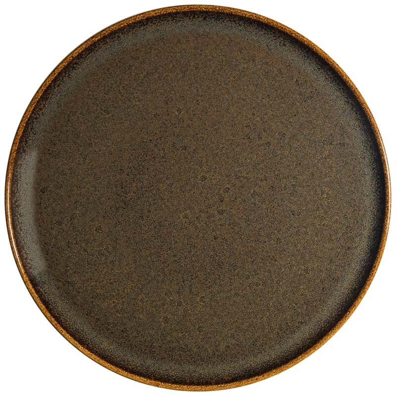Bonna Ore Tierra Gourmet Assiette à pizza 32cm marron - 6 pièces Bonna Ore Tierra Gourmet Assiette à pizza 32cm marron - 6 pièces