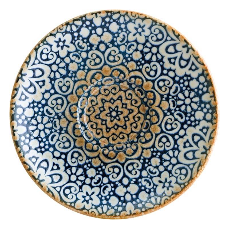 Bonna Alhambra Gourmet Soucoupe combinée 16cm bleu - 6 pièces Bonna Alhambra Gourmet Soucoupe combinée 16cm bleu - 6 pièces