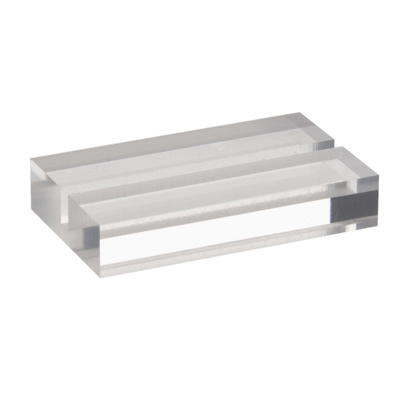 Porte-cartes en acrylique - 5 x 3 cm (12 pièces)