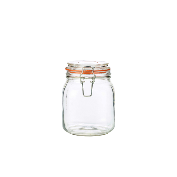 Bocal en verre avec couvercle métallique / bocal de conservation - 1,0 l (6 pièces) Bocal en verre avec couvercle métallique / bocal de conservation - 1,0 l (6 pièces)