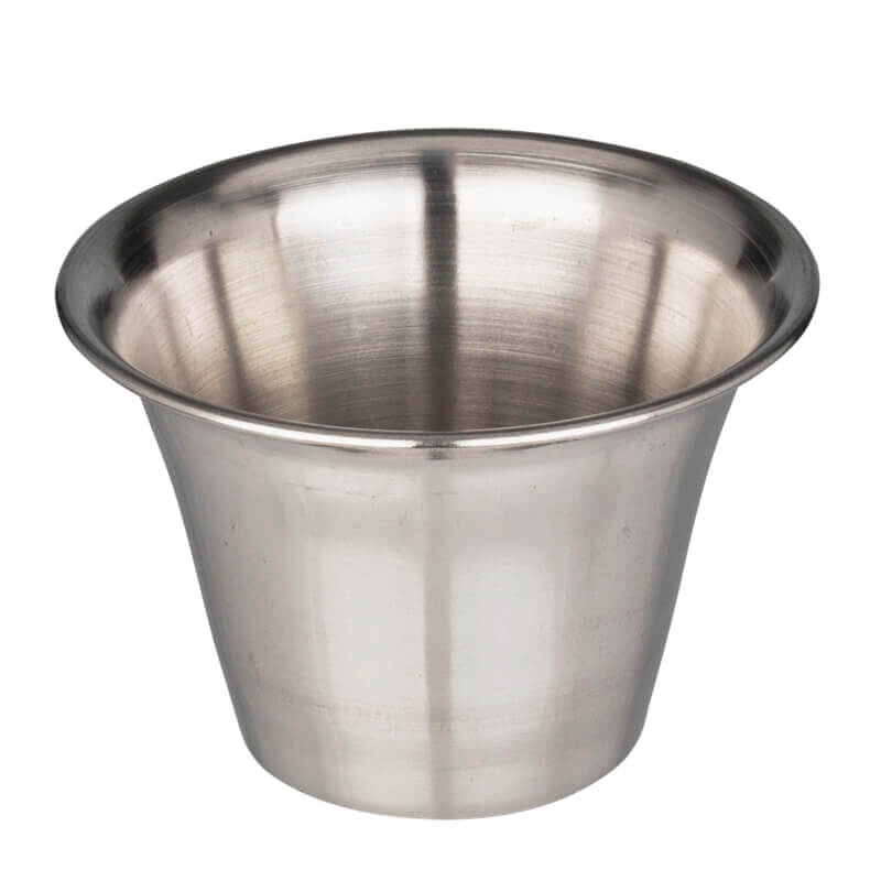 Barquette à dips et à snacks, acier inoxydable - 90ml Barquette à dips et à snacks, acier inoxydable - 90ml