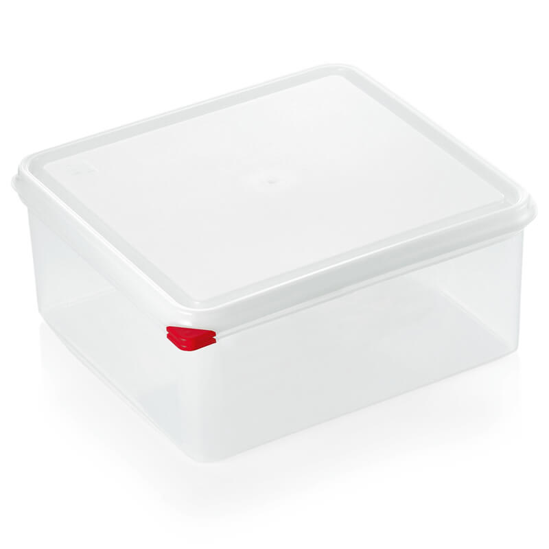 Récipient de conservation GN 2/3 avec couvercle, PP, 13,5 l / H 15 cm (1 pièce) Récipient de conservation GN 2/3 avec couvercle, PP, 13,5 l / H 15 cm (1 pièce)