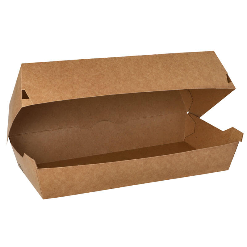 Boîte à baguettes, carton brun - 7,5x23,5x12cm (25 pièces) Boîte à baguettes, carton brun - 7,5x23,5x12cm (25 pièces)