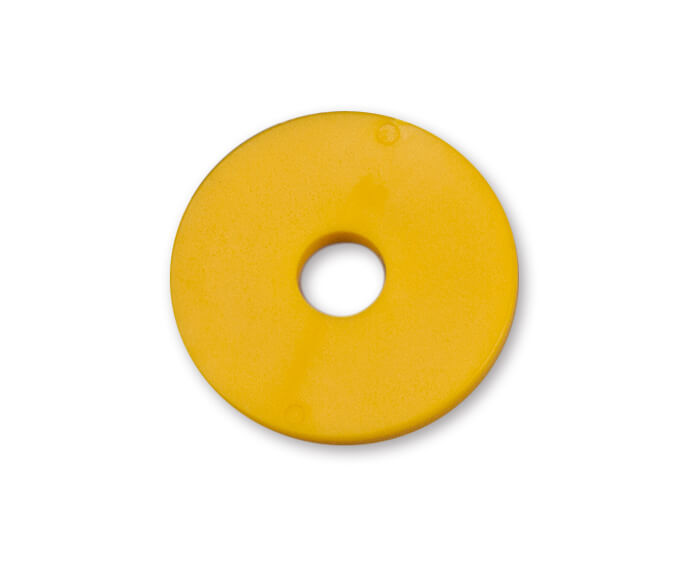 Jeton de valeur - 2,2 x 23,3mm (1000 pcs.) - jaune