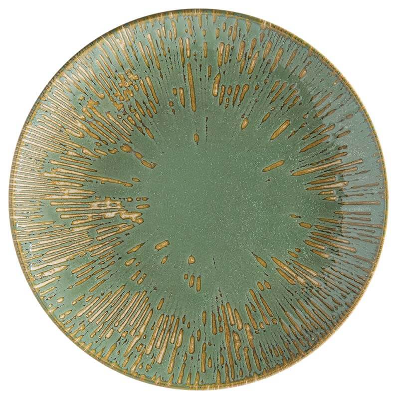 Bonna Snell Sage Gourmet Assiette plate 17cm vert - 12 pièces Bonna Snell Sage Gourmet Assiette plate 17cm vert - 12 pièces