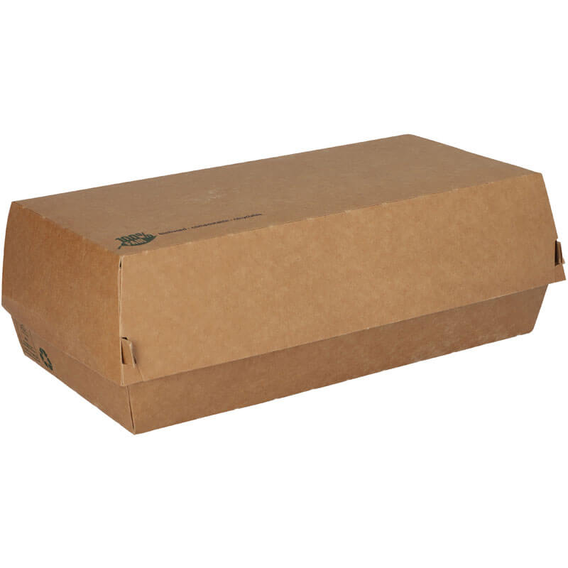 Boîte à baguettes, carton brun - 7,5x23,5x12cm (25 pièces) Boîte à baguettes, carton brun - 7,5x23,5x12cm (25 pièces)