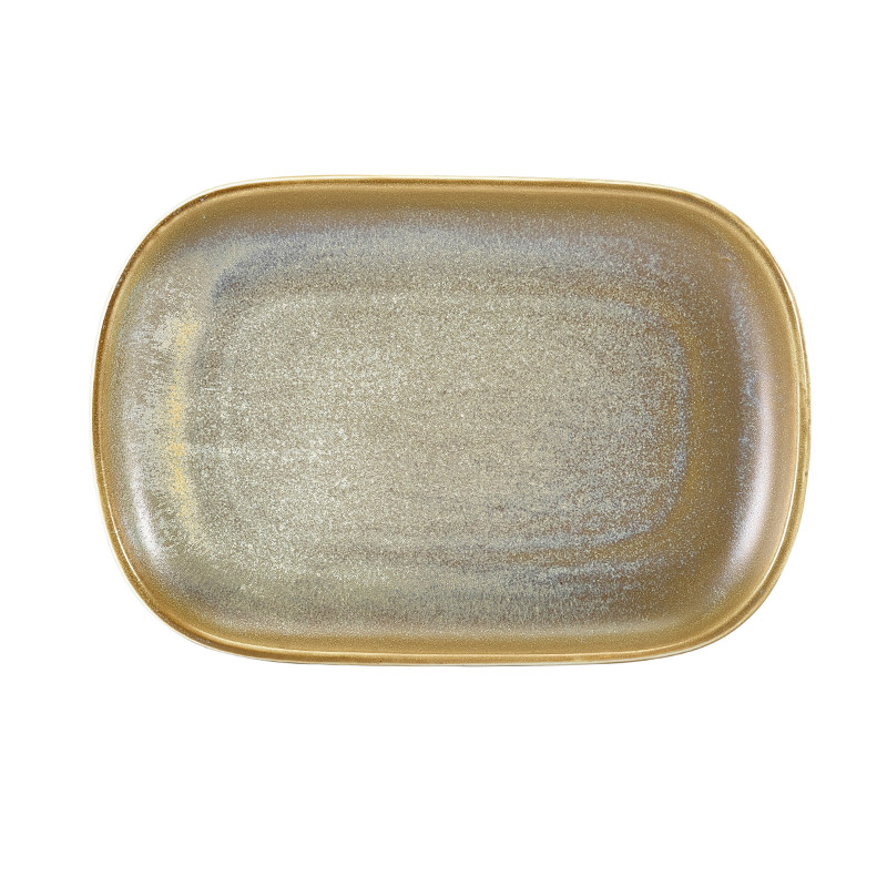 Assiette rectangulaire Terra Matt Grey – 24 × 16,5 cm (6 pcs)