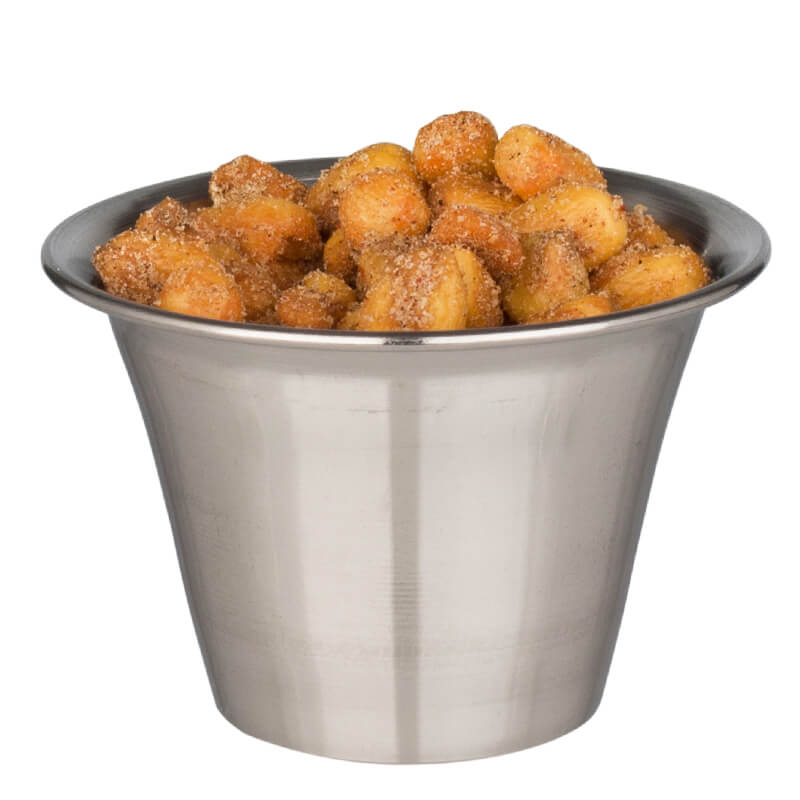 Barquette à dips et à snacks, acier inoxydable - 90ml Barquette à dips et à snacks, acier inoxydable - 90ml