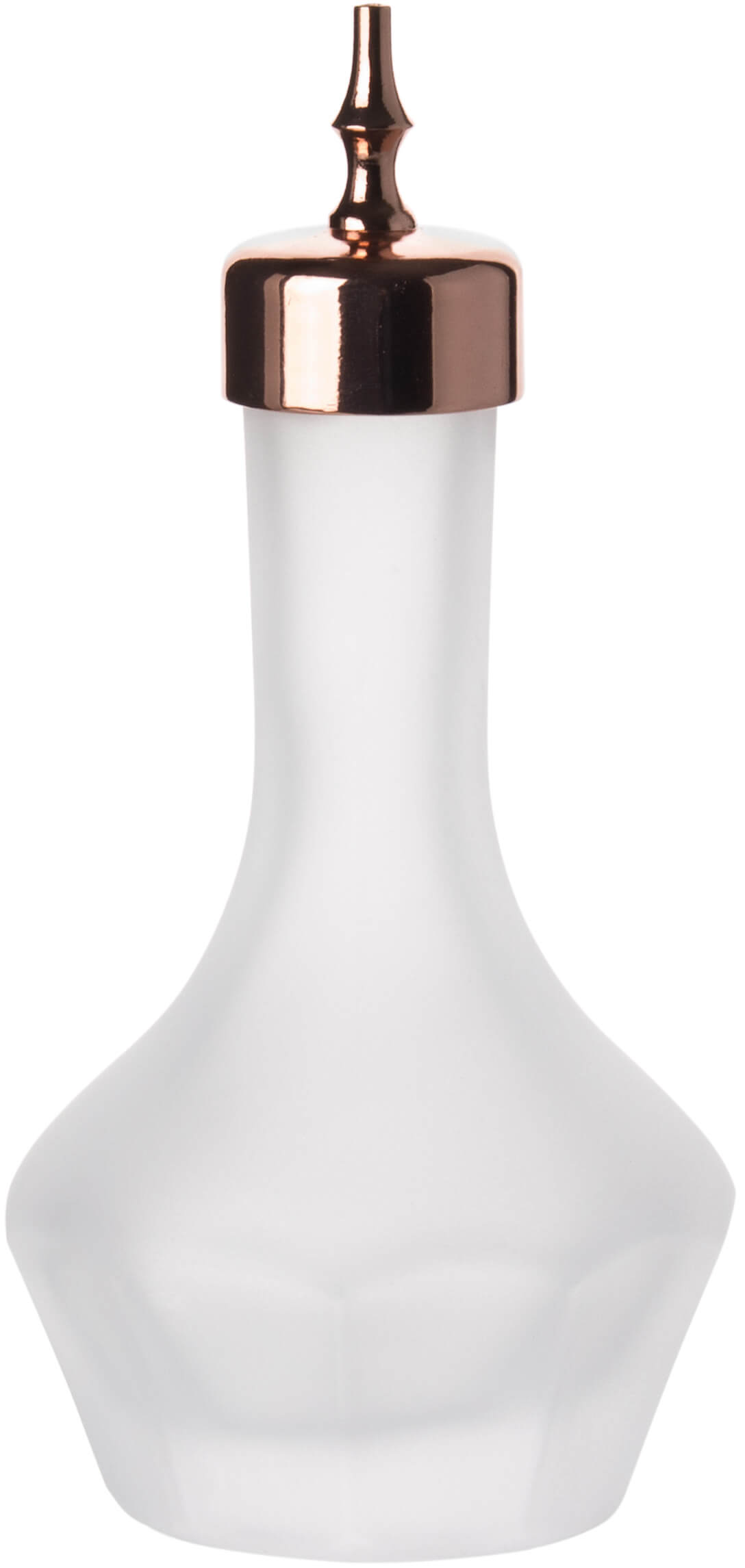 Bouteille d'amers satinés, Prime Bar, verseur de bouteilles cuivré - 50ml