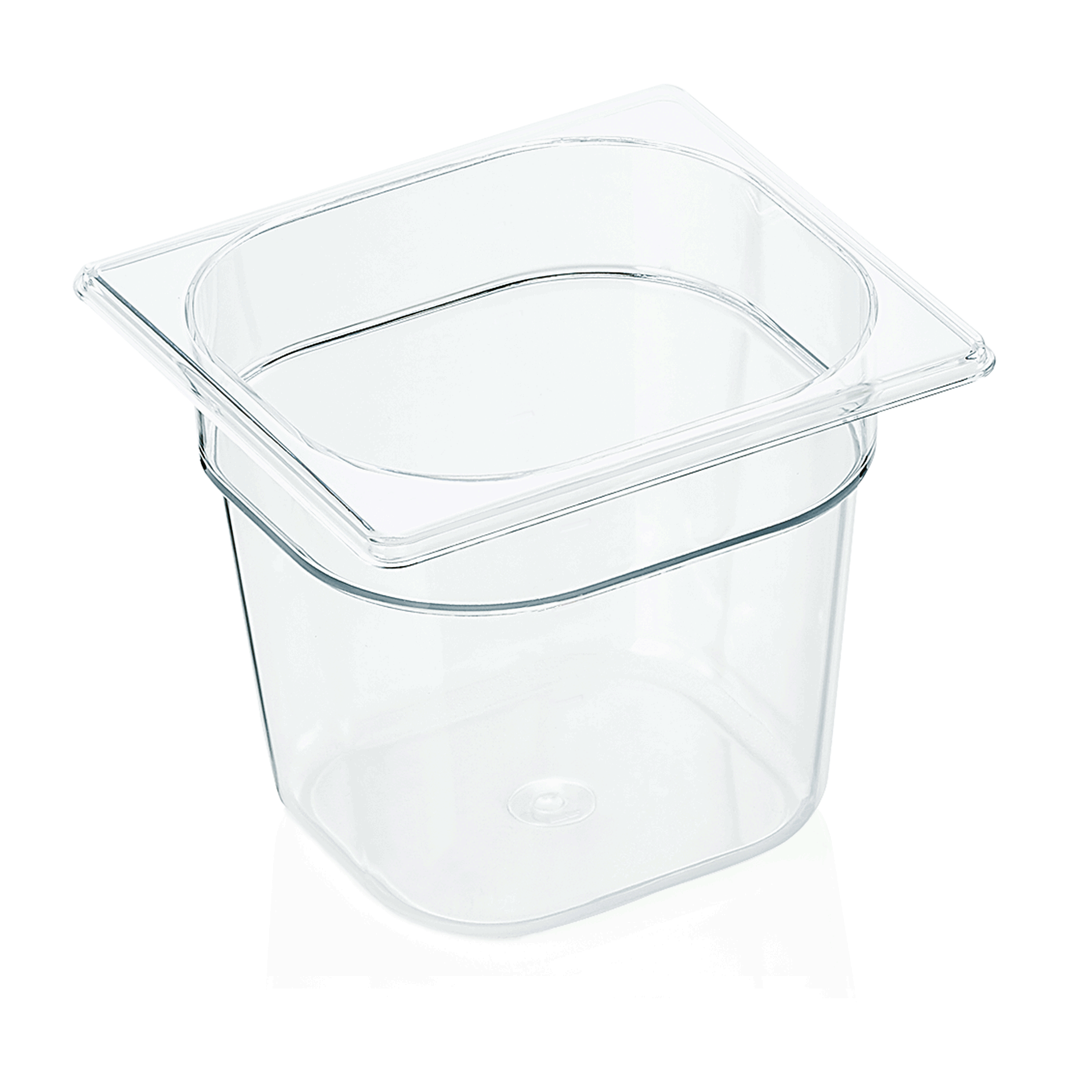 GN 1/6 récipient avec graduation, polycarbonate transparent - H 15 cm (série GN 94) GN 1/6 récipient avec graduation, polycarbonate transparent - H 15 cm (série GN 94)