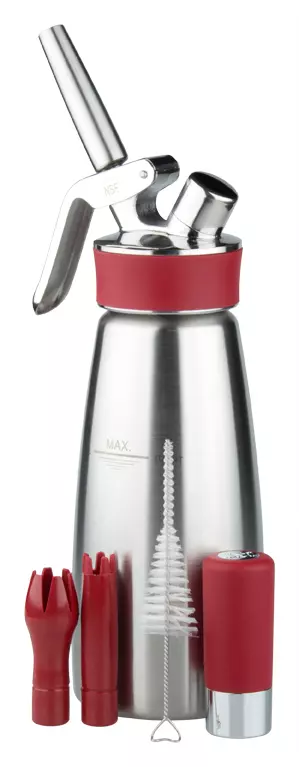 iSi Chauffe-crème "Gourmet Whip PLUS", acier inoxydable - 0,5l iSi Chauffe-crème "Gourmet Whip PLUS", acier inoxydable - 0,5l