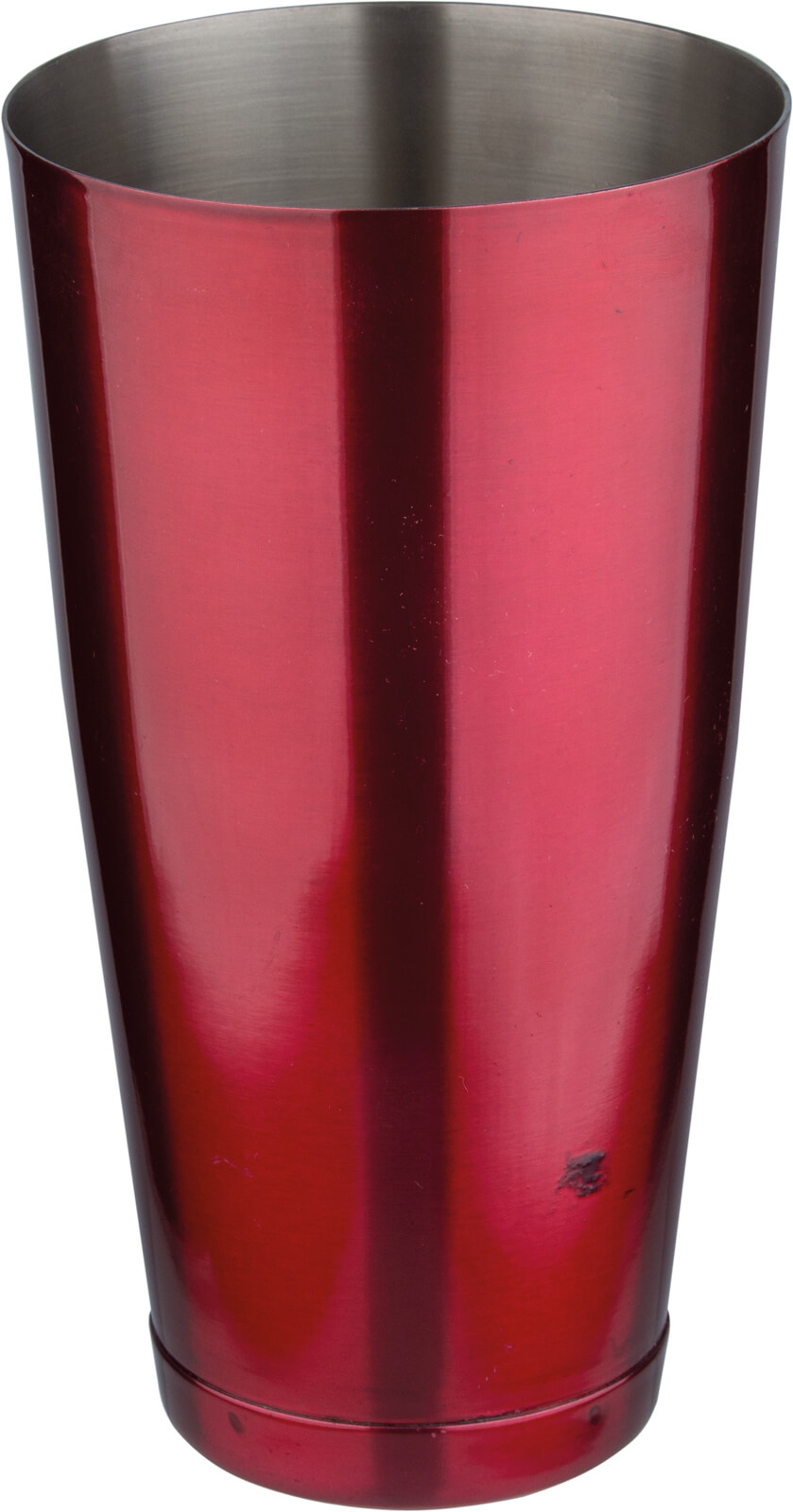 Boston shaker, acier inoxydable, rouge candy, 845ml - B-Ware