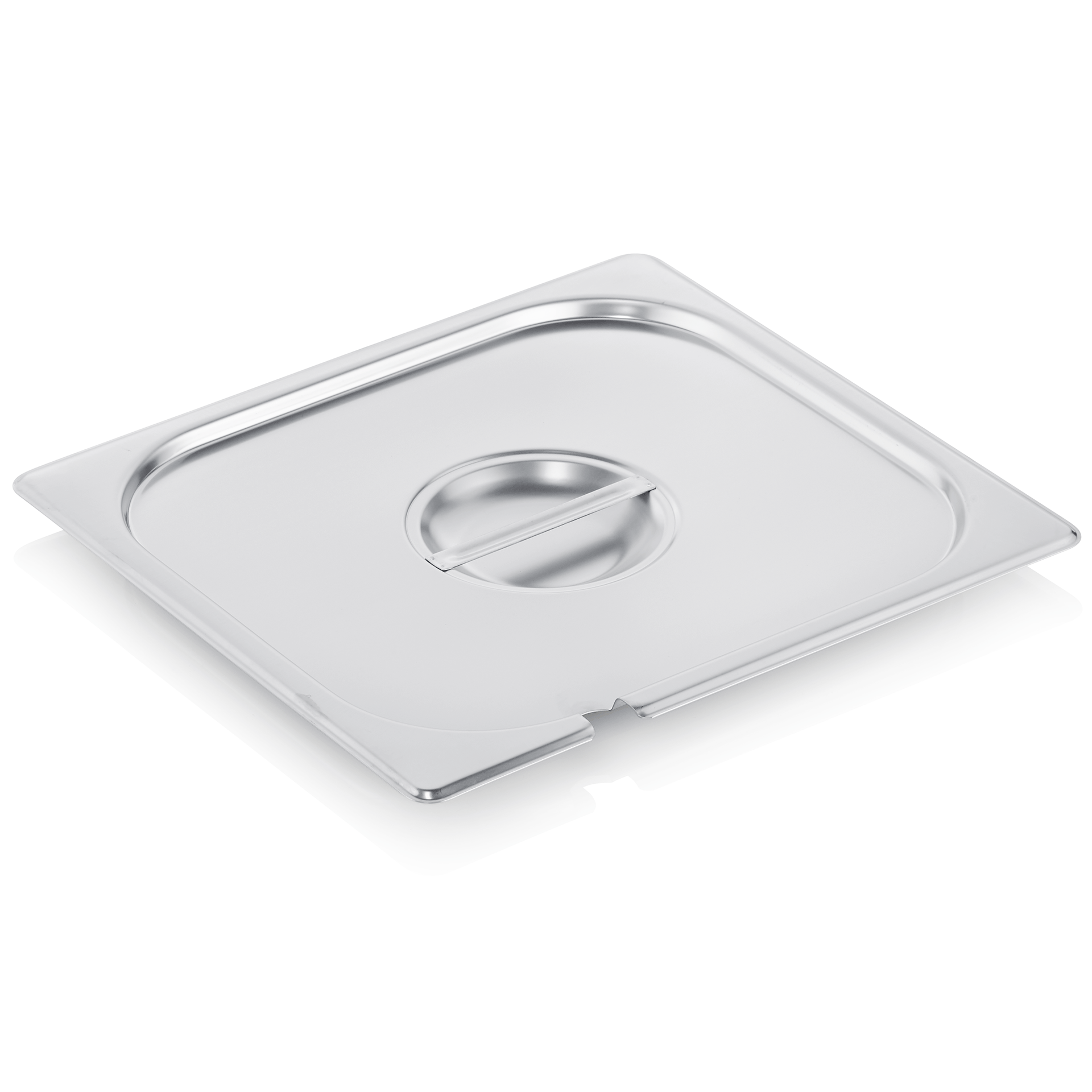 GN 2/3 couvercle, avec emplacement pour cuillère, CNS 18/8 (série GN SELECT) GN 2/3 couvercle, avec emplacement pour cuillère, CNS 18/8 (série GN SELECT)