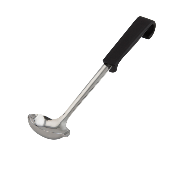 Louche à sauce avec manche en plastique, noir - 28 cm Louche à sauce avec manche en plastique, noir - 28 cm