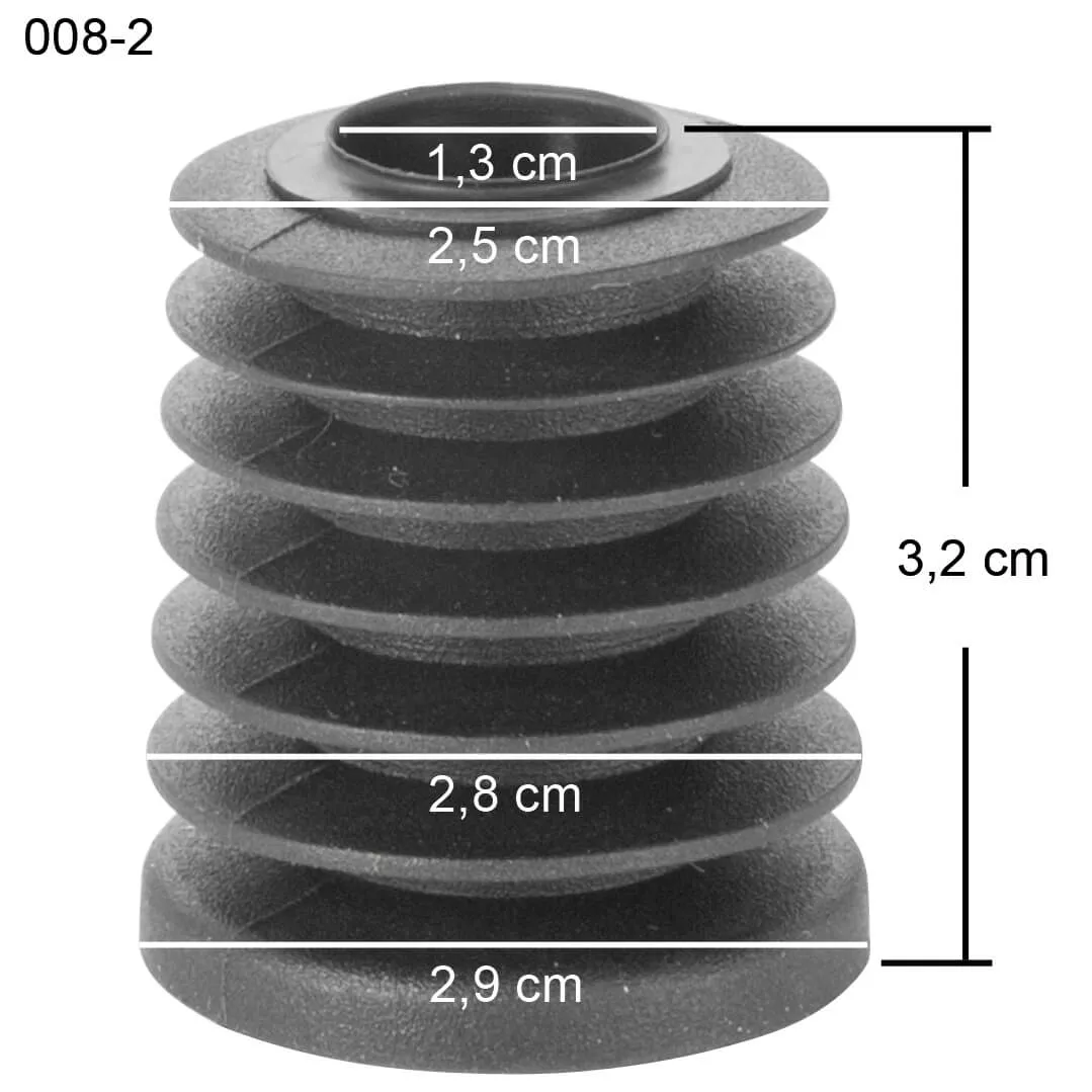 Bouchons interchangeables pour doseurs bouteille, avec lamelles - taille 2 Bouchons interchangeables pour doseurs bouteille, avec lamelles - taille 2