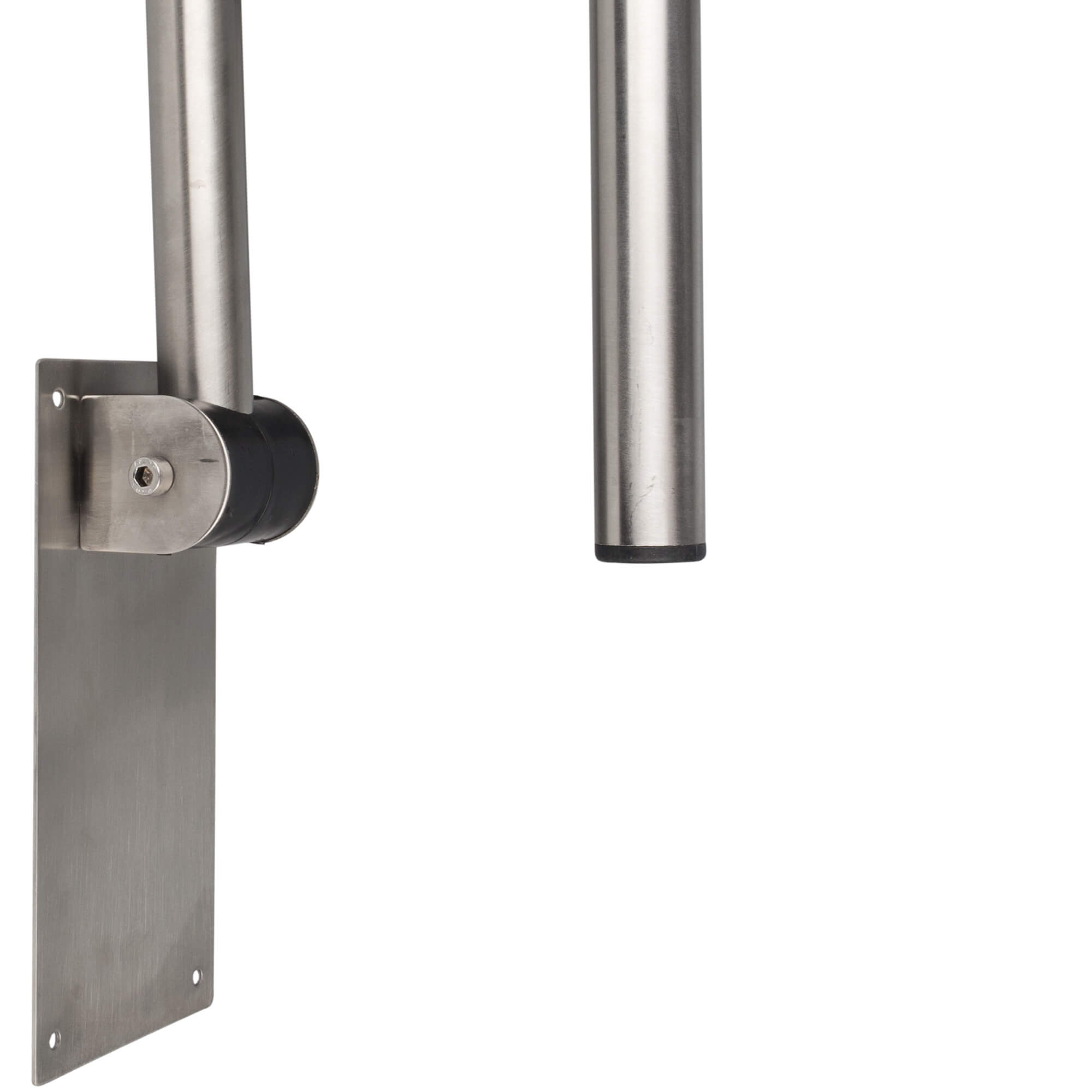 Main courante pliable, inox, en forme d'arc - 73cm