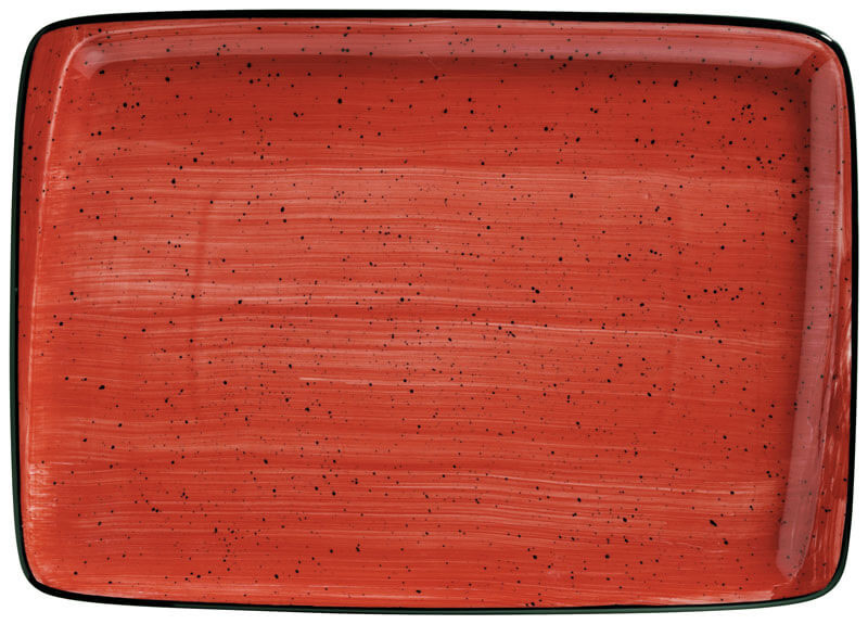 Bonna Aura Passion Moove Plateau 36x25cm rouge - 6 pièces Bonna Aura Passion Moove Plateau 36x25cm rouge - 6 pièces