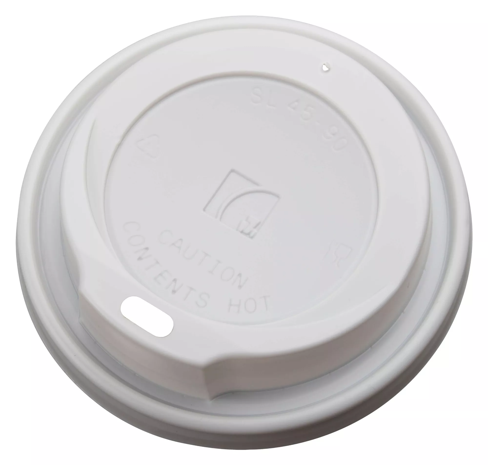 0,2l Couvercle de gobelet à café blanc, Eco - 1000 pcs. 0,2l Couvercle de gobelet à café blanc, Eco - 1000 pcs.