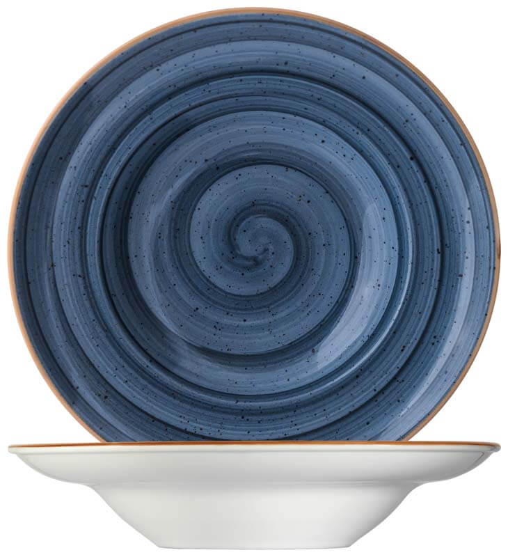 Bonna Aura Dusk Gourmet Assiette à pâtes 27cm bleu - 6 pièces