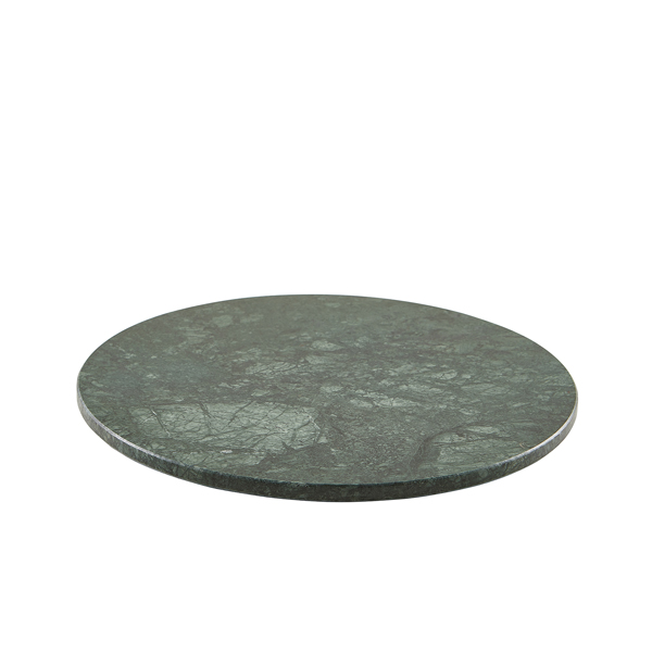 Plateau rond, marbre vert - 33 cm Plateau rond, marbre vert - 33 cm
