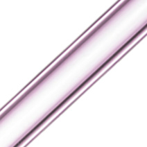 Pailles en verre (8x200mm) - rose (50 pcs + 3 brosses)
