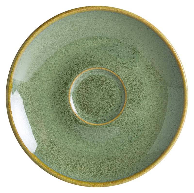 Bonna Sage Rita soucoupe 12cm vert - 6 pièces Bonna Sage Rita soucoupe 12cm vert - 6 pièces