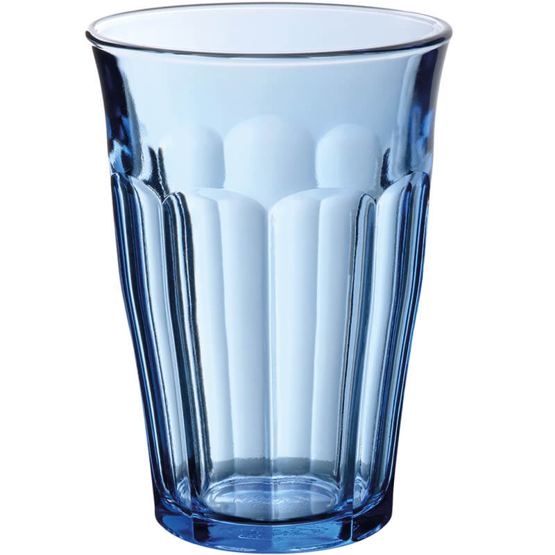 Verre à bec bleu Picardie, Duralex - 360 ml
