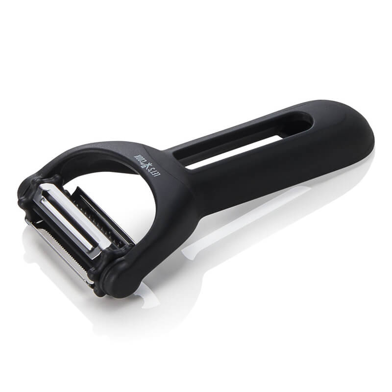 Éplucheur pendulaire / éplucheur économique, plastique ABS, acier inoxydable - noir Éplucheur pendulaire / éplucheur économique, plastique ABS, acier inoxydable - noir