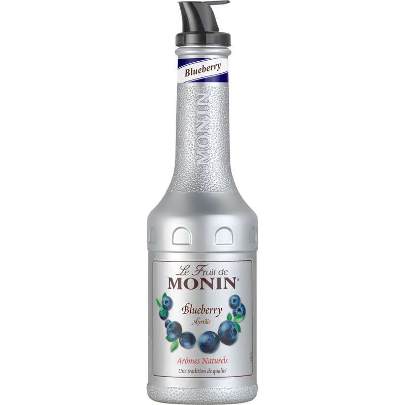 Mélange de purée de fruits de myrtille - Monin (1,0l) Mélange de purée de fruits de myrtille - Monin (1,0l)