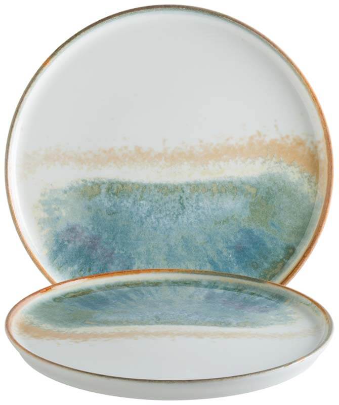Bonna Fium Assiette plate Hygge 28cm bleu - 6 pièces Bonna Fium Assiette plate Hygge 28cm bleu - 6 pièces