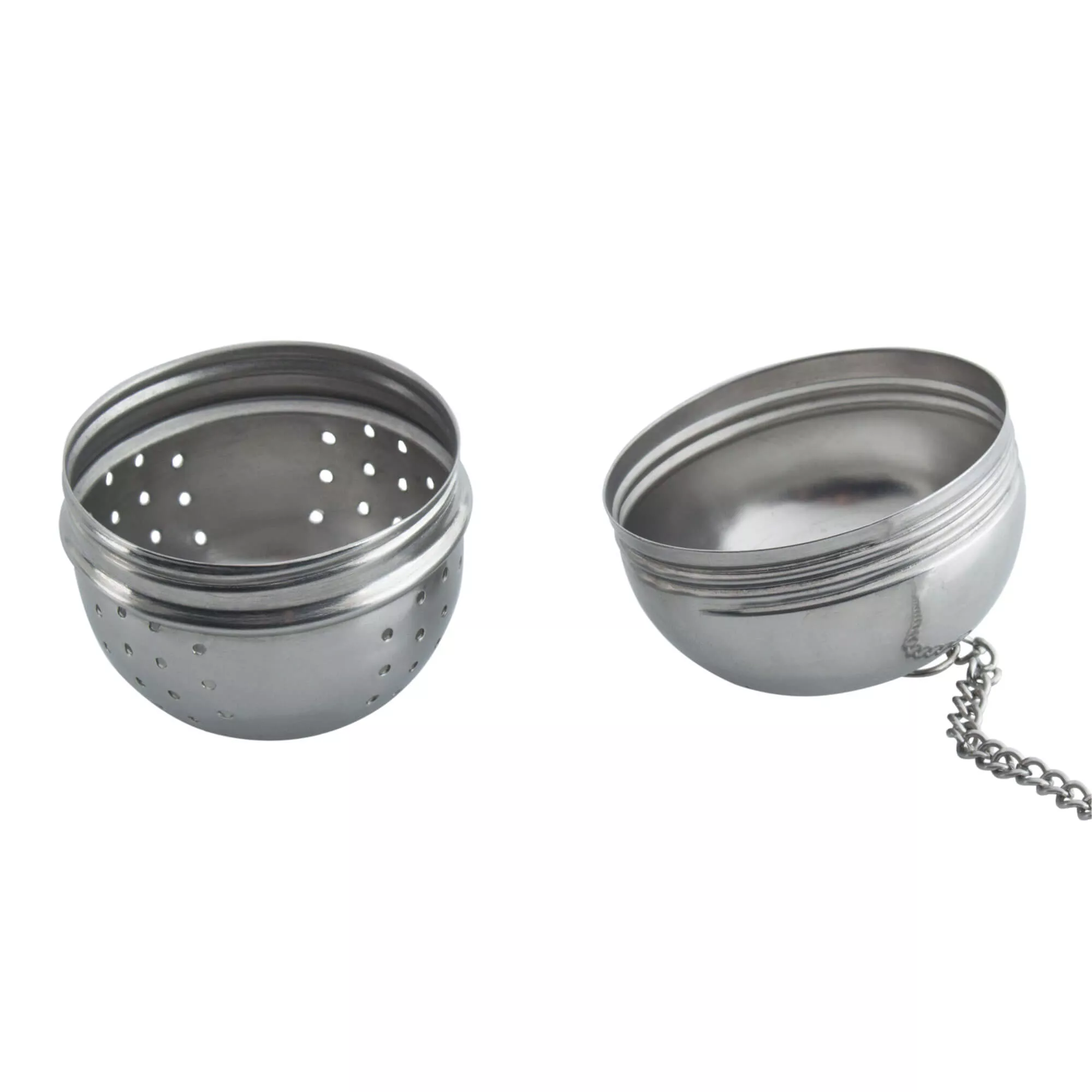 Tamis à thé / Œuf à thé avec chaîne, acier inoxydable - 4cm Tamis à thé / Œuf à thé avec chaîne, acier inoxydable - 4cm