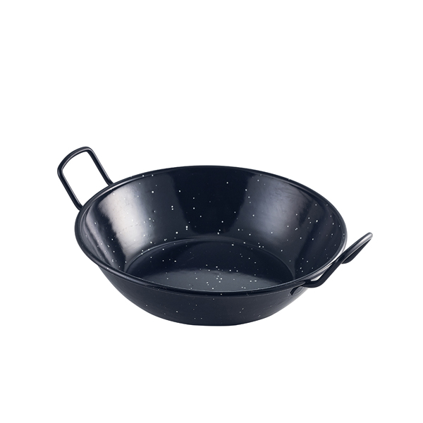 Bol en émail avec anses, noir - 22 cm/1,5 l (6 pièces) Bol en émail avec anses, noir - 22 cm/1,5 l (6 pièces)