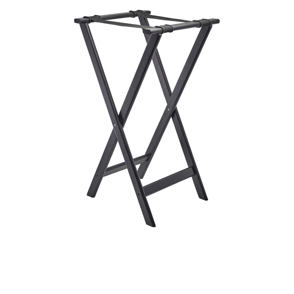 Support pour plateau en bois, 42 x 84 cm - noir