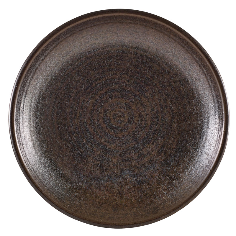 Assiette creuse Terra Cinder Black - 28 cm (3 pcs)