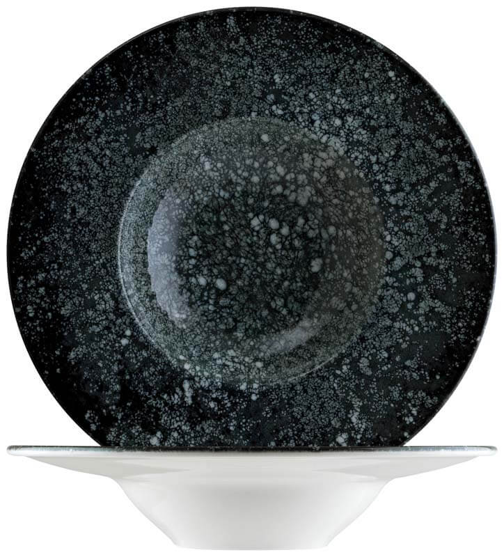 Bonna Cosmos Black Banquet Assiette à pâtes 28cm noir - 6 pièces Bonna Cosmos Black Banquet Assiette à pâtes 28cm noir - 6 pièces