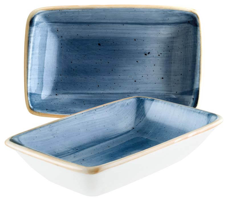 Bonna Aura Dusk Moove coupe rectangulaire 16x9cm bleu - 12 pièces