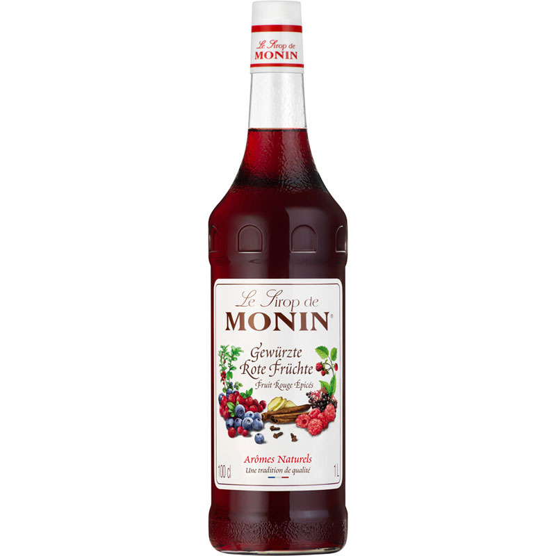 Sirop Spiced Red Berries - Monin (1,0 l) - DLUO 25/09 Sirop Spiced Red Berries - Monin (1,0 l) - DLUO 25/09