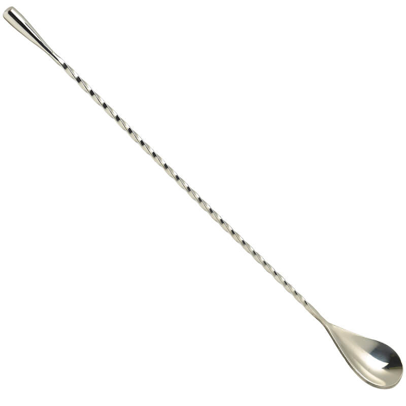 cuillère de bar à bout en forme de larme, acier inoxydable - 40 cm cuillère de bar à bout en forme de larme, acier inoxydable - 40 cm