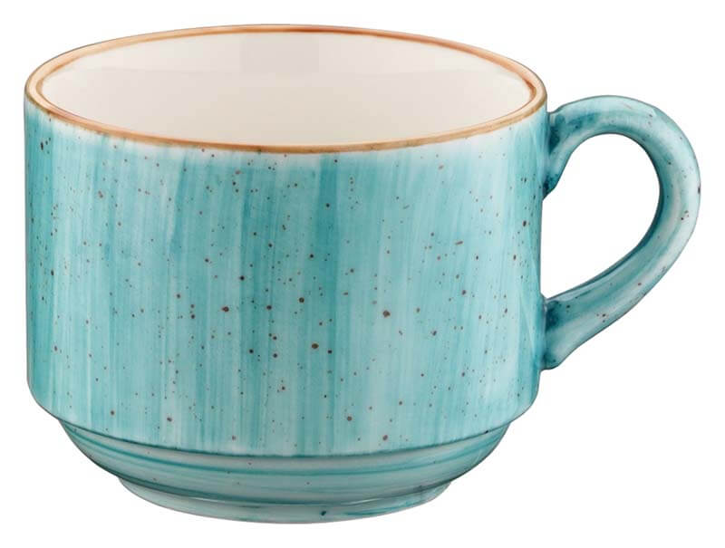 Bonna Aura Aqua Banquet Tasse supérieure empilable 21cl turquoise - 6 pièces Bonna Aura Aqua Banquet Tasse supérieure empilable 21cl turquoise - 6 pièces