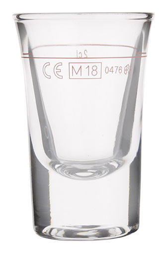 Verre à shot Dublino - 34ml, 2cl chêne