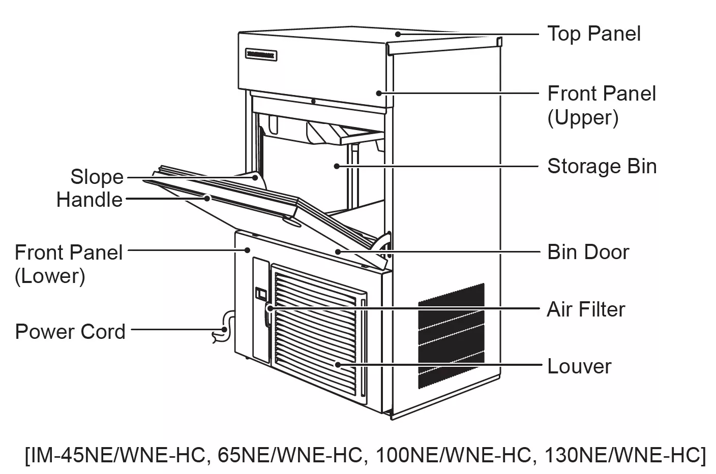 Hoshizaki IM-100NE-HC-32 (Cube XL) Hoshizaki IM-100NE-HC-32 (Cube XL)