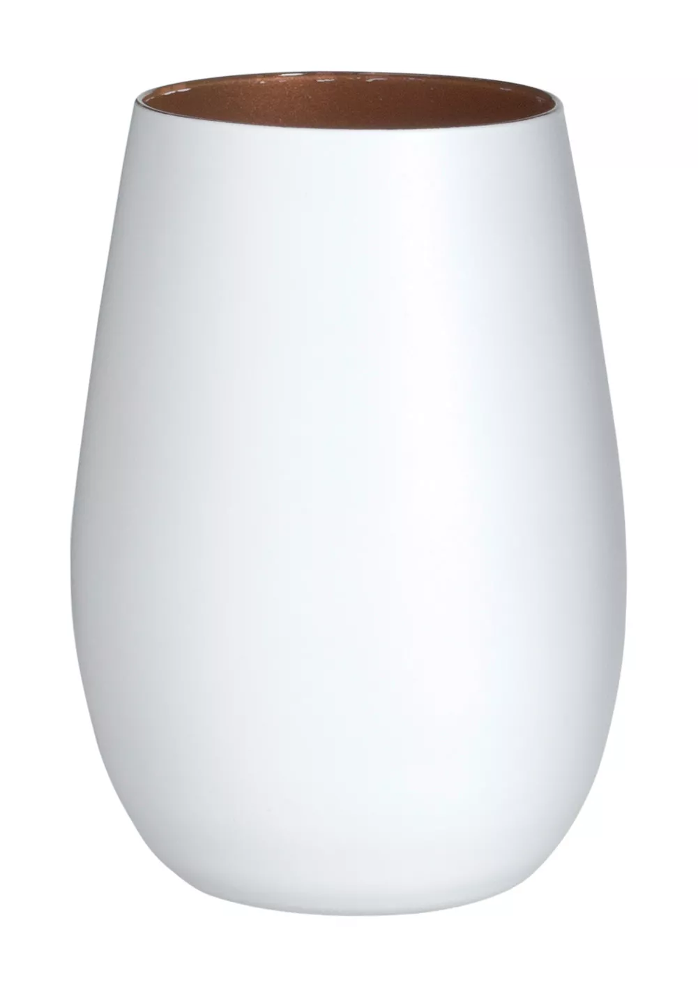 Gobelet, blanc/bronze mat, Elements Stölzle - 465ml (1 pce) Gobelet, blanc/bronze mat, Elements Stölzle - 465ml (1 pce)