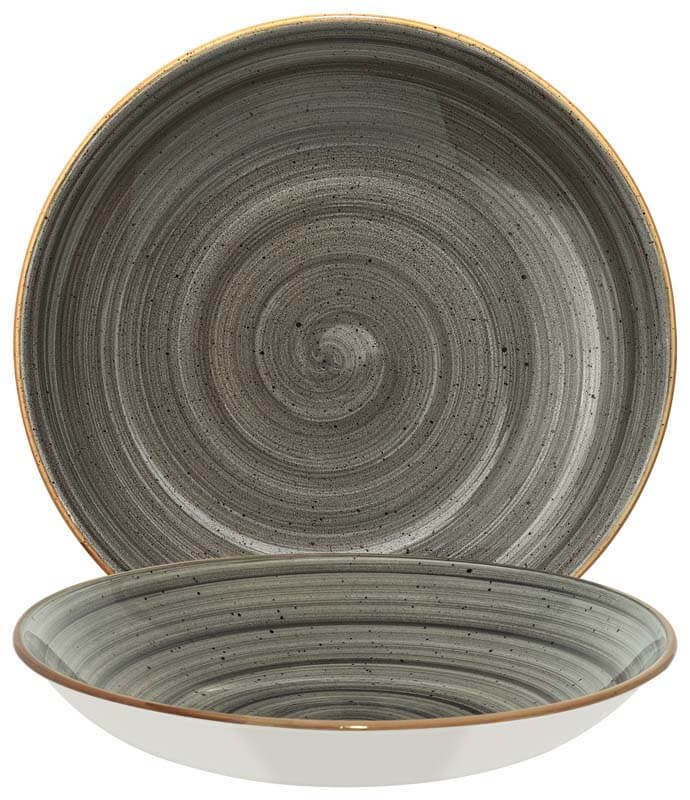 Bonna Aura Space Assiette Gourmet creuse 20cm grise - 12 pièces Bonna Aura Space Assiette Gourmet creuse 20cm grise - 12 pièces