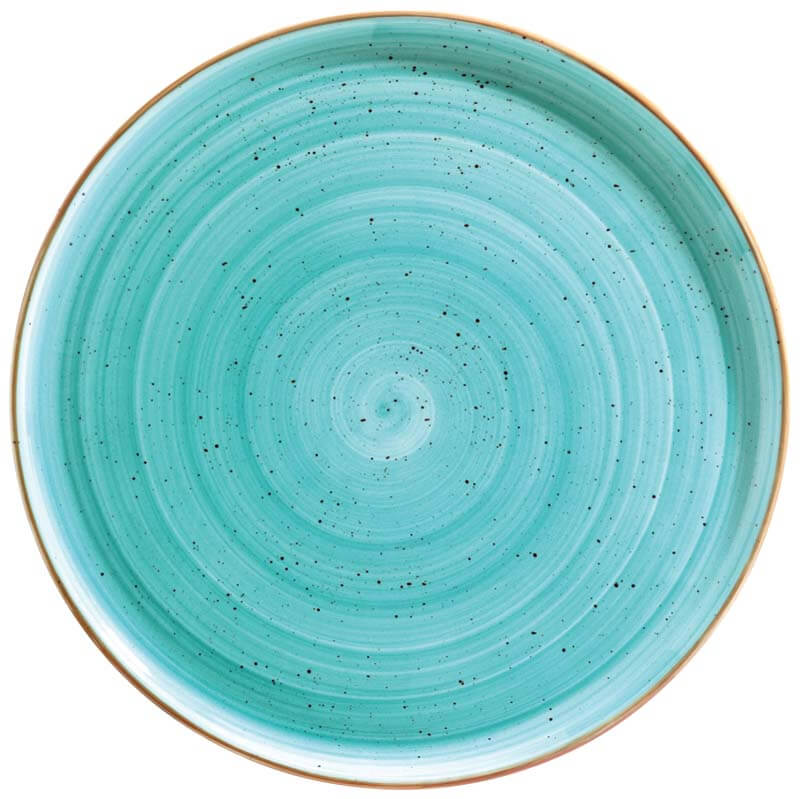 Bonna Aura Aqua Assiette à pizza Gourmet 32cm turquoise - 6 pièces Bonna Aura Aqua Assiette à pizza Gourmet 32cm turquoise - 6 pièces